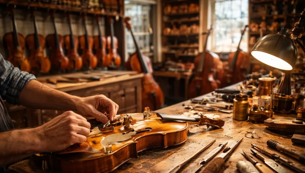Music Meets History at Albuquerque’s Robertson & Sons Violin Shop – Instruments