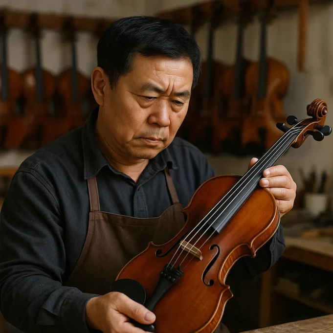 From Anhui Village to Global Recognition: Chen Fengjun’s Rise as a Master Violin Maker