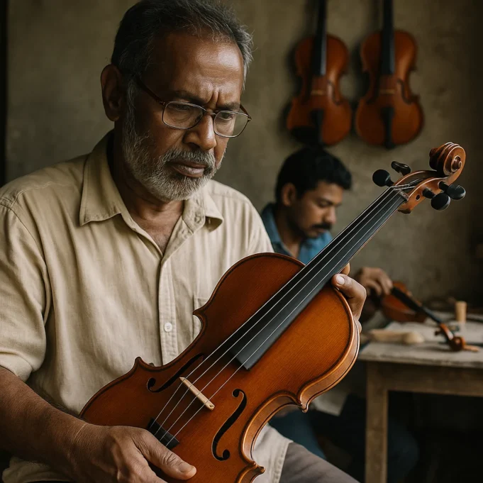 Master Craftsmanship of Stradivarius Violins Thrives in Kochi Village