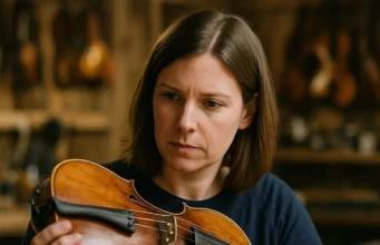 North Devon’s Becky Houghton Shines as Luthier on BBC’s The Repair Shop