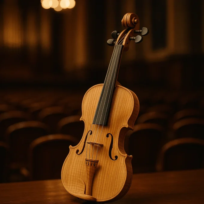 Innovative Lutherie: A Violin Crafted Entirely from Cypress Wood Emerges in Ruston
