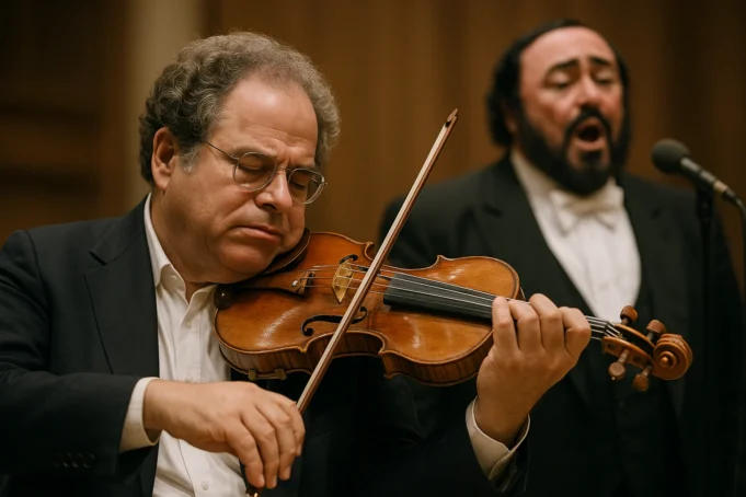 Itzhak Perlman and Luciano Pavarotti: A Unique Duet Captured on Record