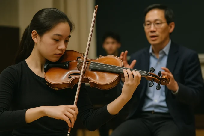 Violin Masterclass with Joseph Lin at Bard College