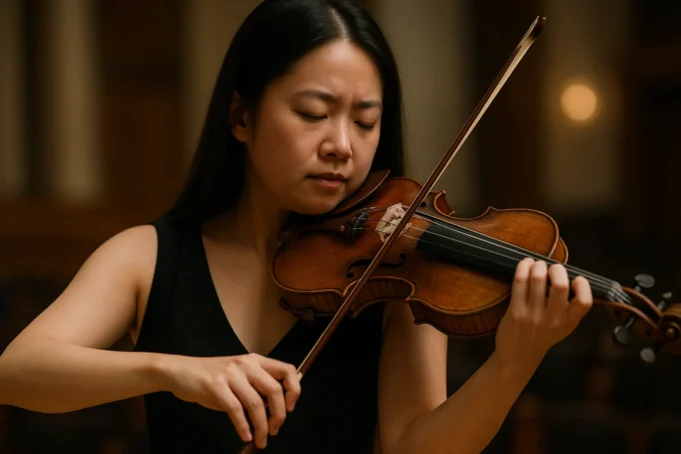 Violinist Stella Chen Releases Album Featuring Beethoven and Barber Concertos