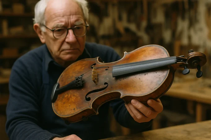 World War II Violin with Troubling History Raises Restoration Concerns at The Repair Shop