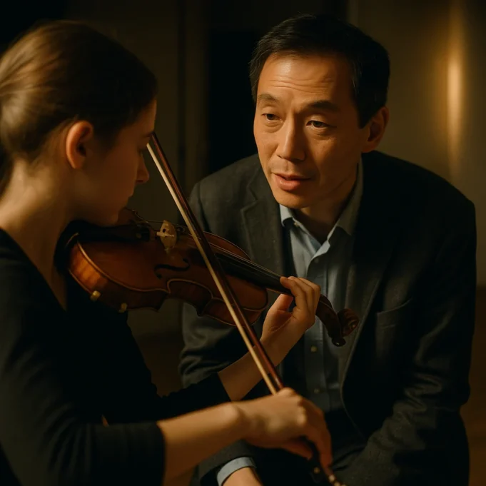 Joseph Lin Brings Insight and Expertise to Emerging Violinists in Recent Master Class Joseph Lin Brings Insight and Expertise to Emerging Violinists in Recent Master Class