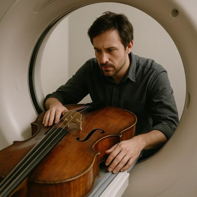 Penn Researchers Employ CT Technology to Probe Historic Basses and String Instruments Penn Researchers Employ CT Technology to Probe Historic Basses and String Instruments