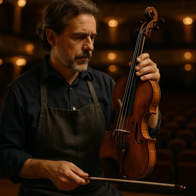 Twin Cities Luthier Steps in to Aid David Byrne’s Bandleader Twin Cities Luthier Steps in to Aid David Byrne’s Bandleader