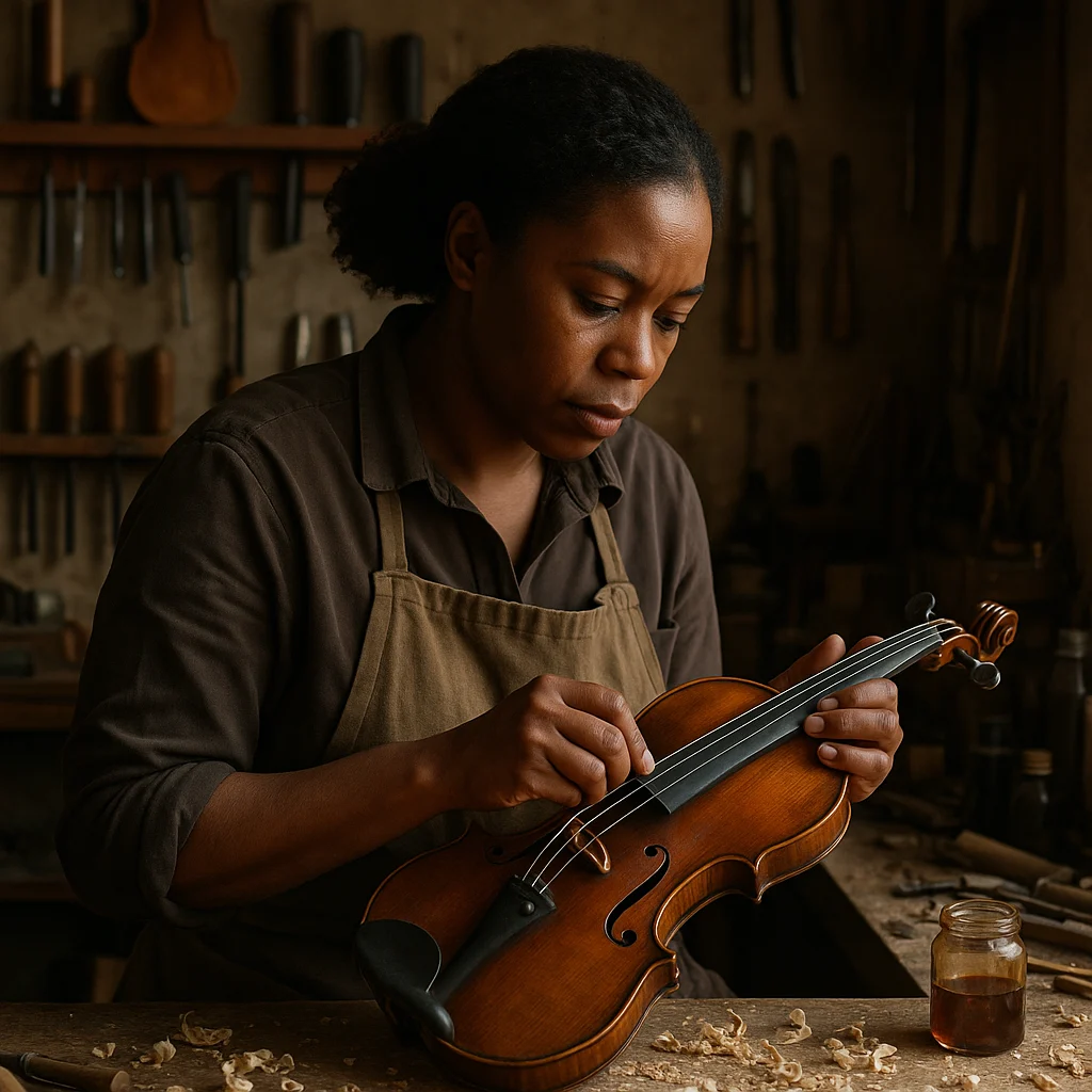 Breaking Barriers: The Emergence of the First Recorded Black Female Violin Maker inline 1 - violin - The Violin Post