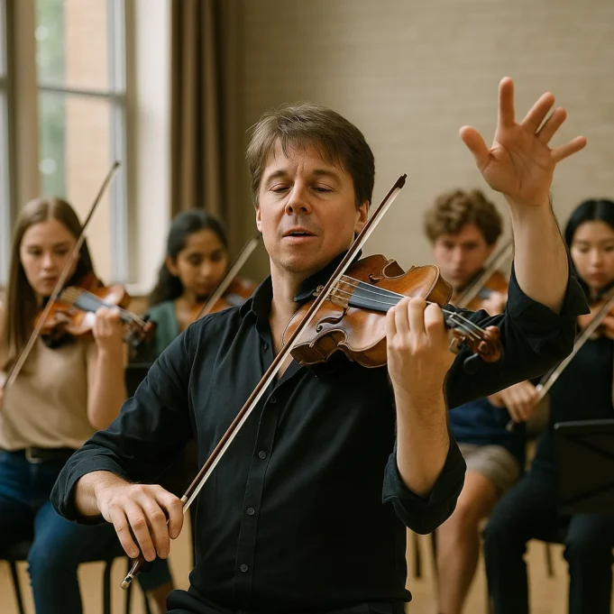 Joshua Bell’s Dual Role with the Academy of St Martin in the Fields: Navigating Violinistry and Conducting Joshua Bell’s Dual Role with the Academy of St Martin in the Fields: Navigating Violinistry and Conducting - The Violin Post