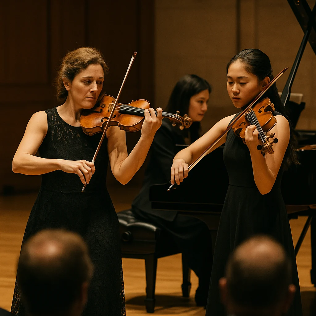 North Shore Chamber Music Festival Highlights Duo of Anna Kesselman and Fiona Khuong-Huu inline 1 - violin - The Violin Post