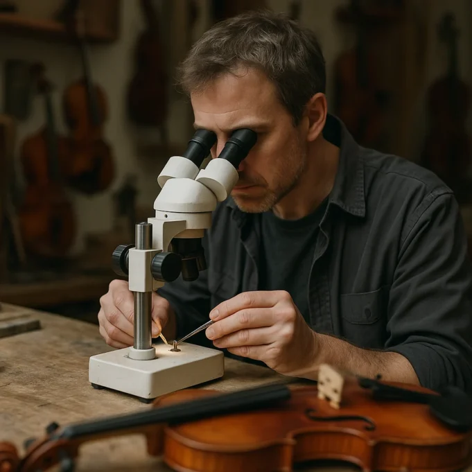 The Nanoscopic Violin: Bridging Musical Craftsmanship and Advanced Nanotechnology The Nanoscopic Violin: Bridging Musical Craftsmanship and Advanced Nanotechnology