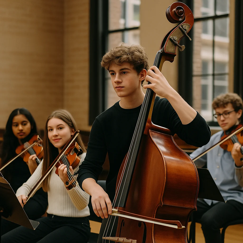 Port Clinton Middle School Enhances Orchestra Program with New Class and Double Bass Inclusion inline 1 - double bass - The Violin Post