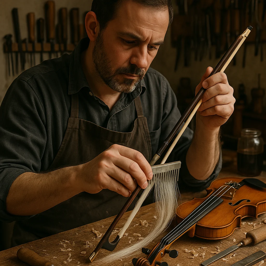 Refining the Art of Bow Making: Tools Shaping the Future of Violin Hairing inline 1 - violin - The Violin Post